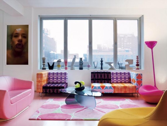 Add color to your living room décor