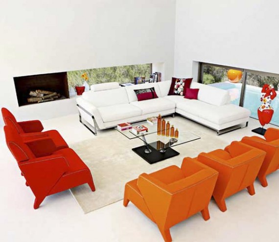 Add color to your living room décor