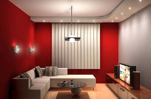 Red living room design ideas | Adorable Home