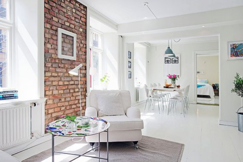 White interior design