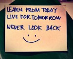 Never look back