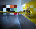 Modern colorful kitchen designs (1)