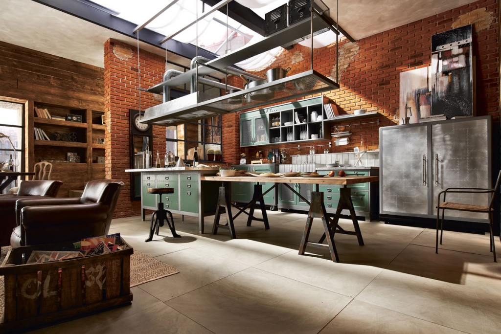 Vintage and Industrial Style Kitchens by Marchi Group Adorable Home