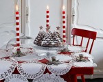 Beautiful Christmas table decorations