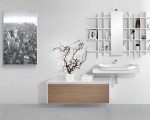 Contemporary minimalist bathroom design