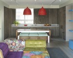 Huge NY apartment featuring both contemporary and retro style