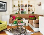 Stylish and colorful interior on 538 sq f