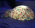 DIY: Colorful igloo in the backyard