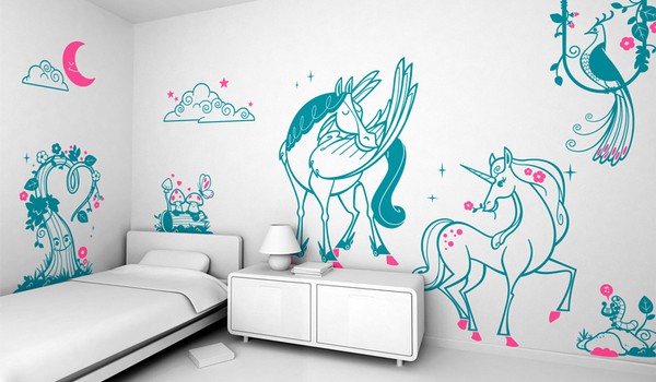 Kids’ room wall decoration