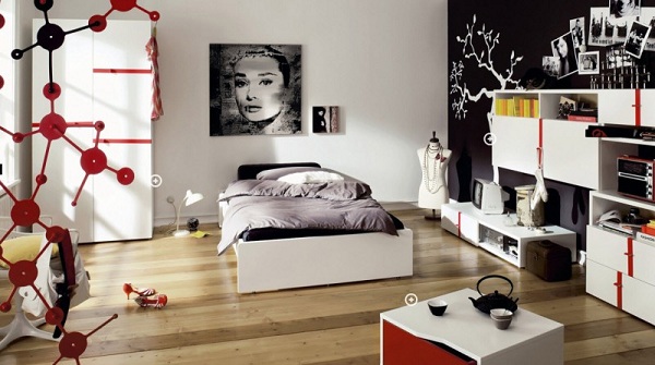 Modern teenage room designs