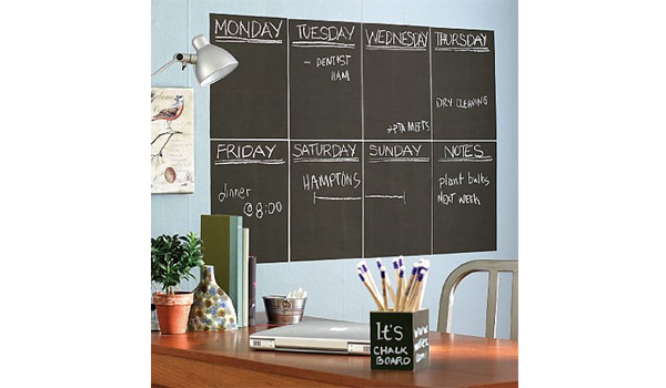 Peel and stick chalkboard Peel and stick chalkboard