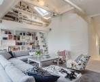 Attic apartment design