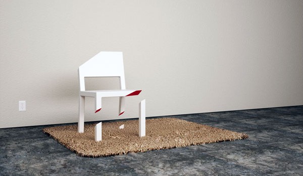 Cut chair’s unique design