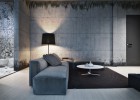 House on a lake featuring unique interior design (3)