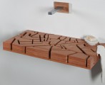 Unique bathroom furniture: the Water Map basin