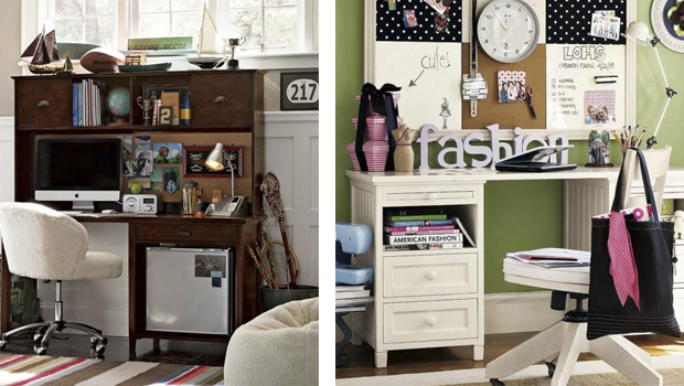 Unique teenage study room designs