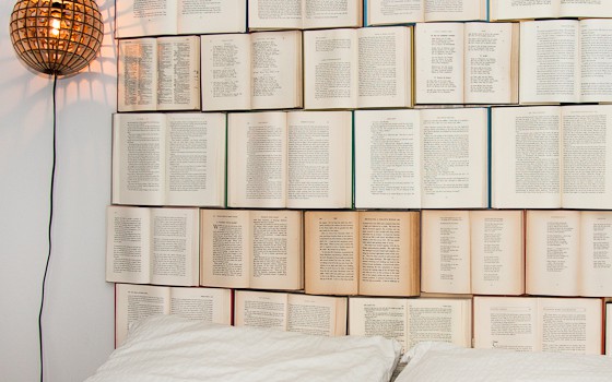 How to make a DIY book headboard