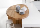 White minimalist kitchens