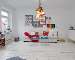 Picture-perfect cheery apartment design
