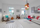 Picture-perfect cheery apartment design