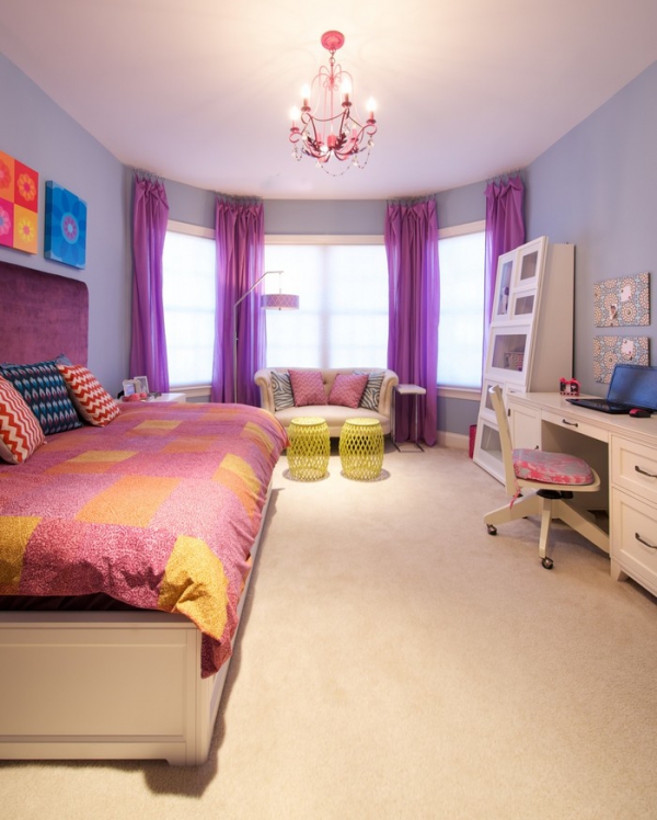 A Colorful Bedroom For Your Sassy Teenager – Adorable Home