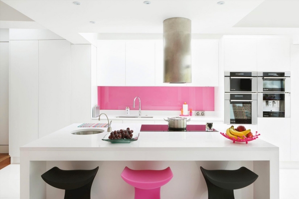 Adorable Pink Kitchen Home Adorable Pink Kitchen