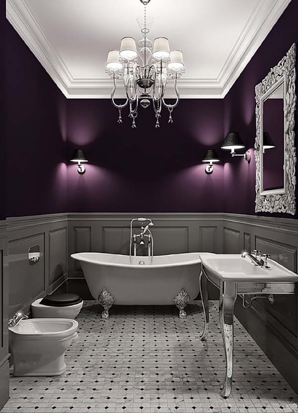 Alluring Dark Bathroom Designs (21).Jpg