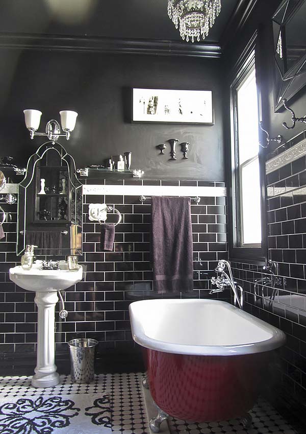 Alluring Dark Bathroom Designs (22).Jpg