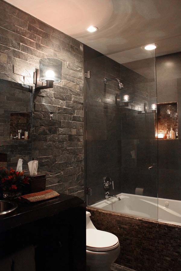 Alluring Dark Bathroom Designs From All Over the World ...