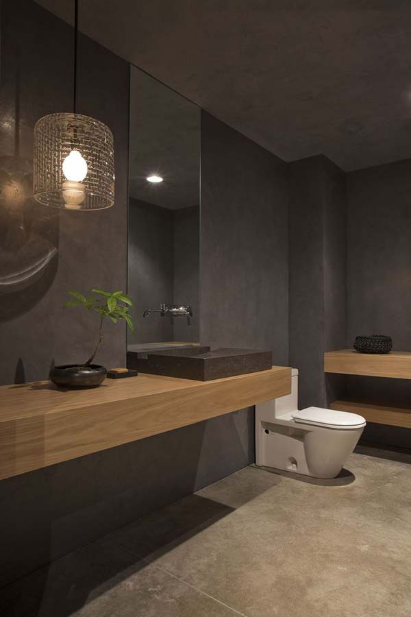 Alluring Dark Bathroom Designs From All Over The World - Alluring Dark Bathroom Designs 34