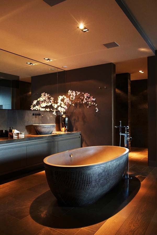 Alluring Dark Bathroom Designs (6).Jpg