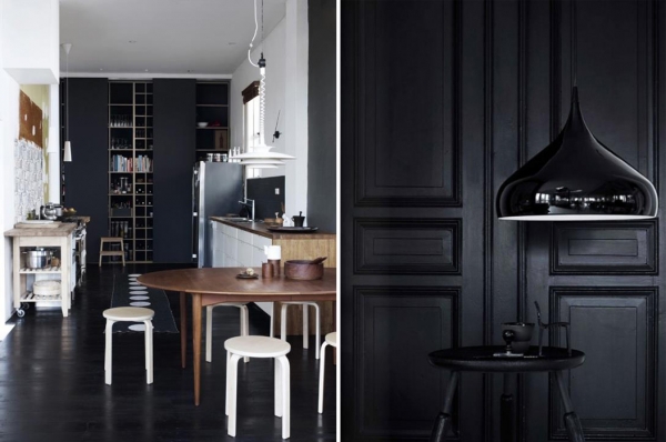 Back In Black – black home decorating ideas