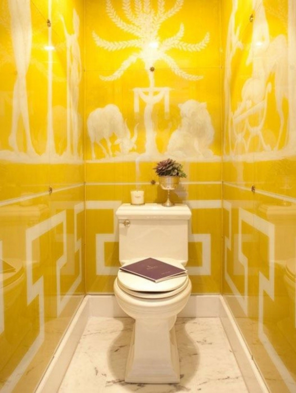 Beautiful Yellow Bathroom Designs  (12)