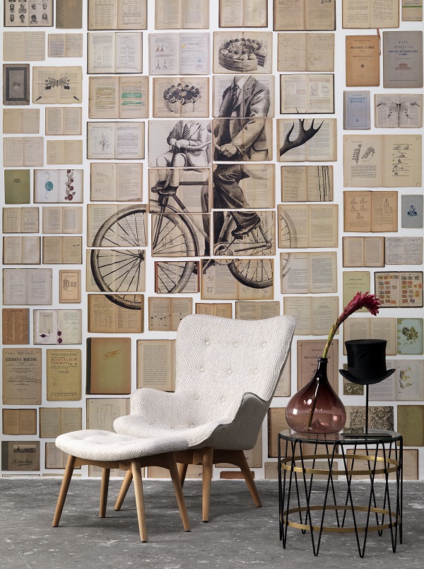 Bookish Indulgence: The Biblioteca Wallpaper Collection