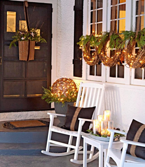 Christmas Porch and Front Door Decorating Ideas – Adorable Home