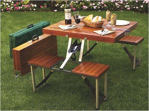 Compact Picnic Table Design Ideas Compact Foldable Picnic Table Adorable Home