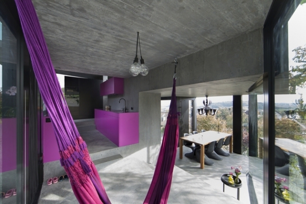 Concrete Ideas And Contemporary Purple Interiors (7)