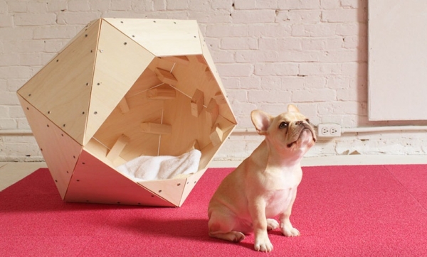 Contemporary Geometric DIY Doghouse – Adorable Home