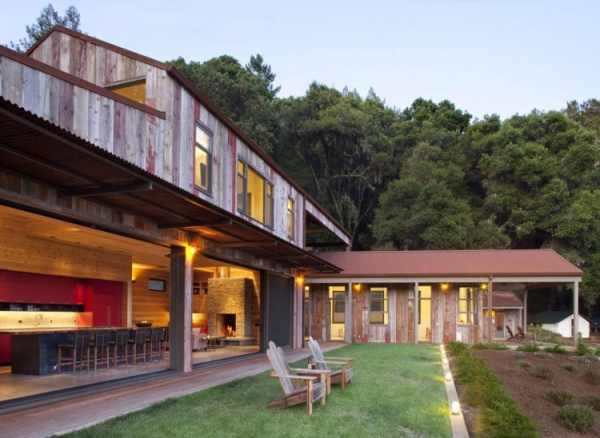 Contemporary Rustic House In The Santa Cruz Mountains (3)