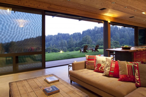 Contemporary Rustic House In The Santa Cruz Mountains (4)