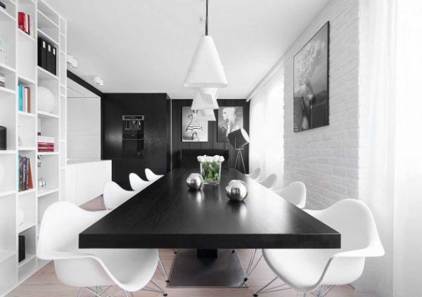 Modern Black And White Interior (2)