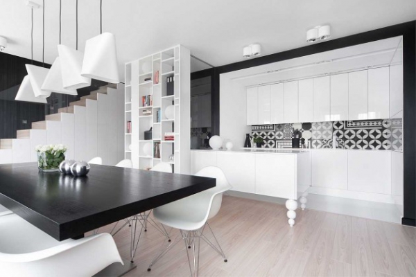 Modern Black And White Interior (4)