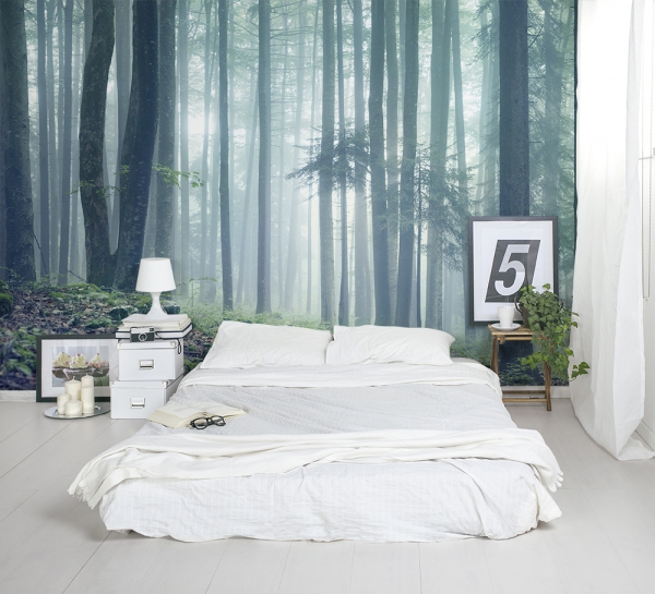 Forest Wall Murals for a Serene Home Decor Adorable Home