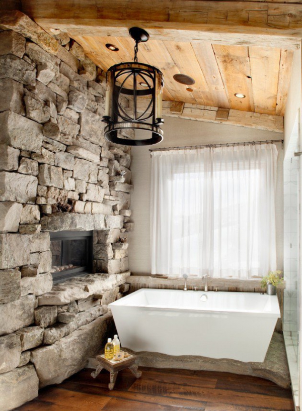 Get Inspired Rustic Bathroom Designs For The Modern Home (14)