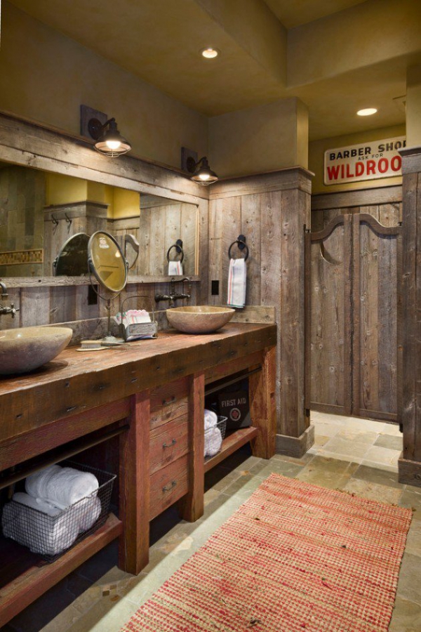 Get Inspired Rustic Bathroom Designs For The Modern Home (9)