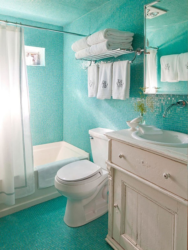 How to Furnish a Small Bathroom - Adorable Home