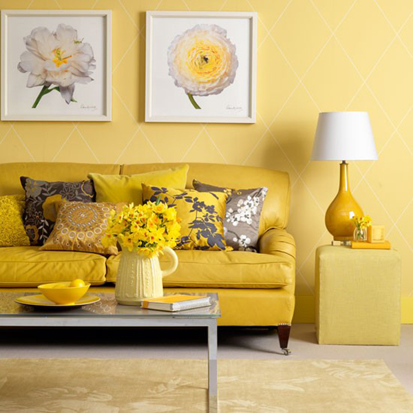 Interiors In Yellow Adorable Home