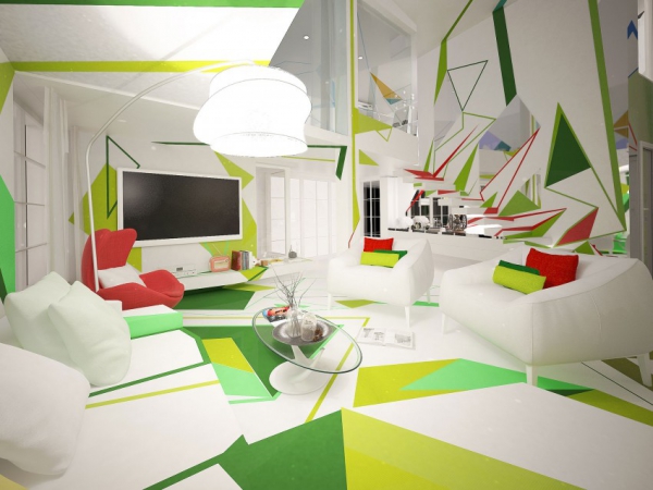 Colorful Geometrical Interior (1)