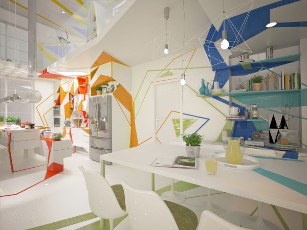 Colorful Geometrical Interior (11)