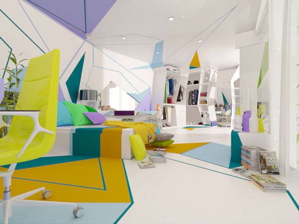 Colorful Geometrical Interior (14)